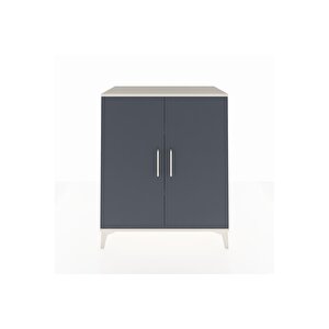 Hyperion Şifonyer 2 Raflı 2 Kapaklı 88x44x106 Aytaşı-antrasit