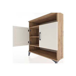 Hyperion Şifonyer 3 Raflı 2 Kapaklı 88x44x96 Çam-aytaşı