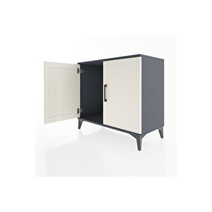 Hyperion Şifonyer 2 Kapaklı 88x44x80 Antrasit-aytaşı