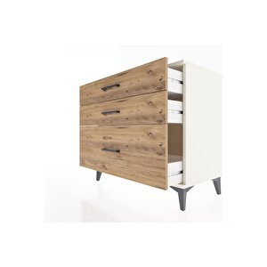 Hyperion Şifonyer 3 Çekmeceli 88x44x80 Aytaşı-çam