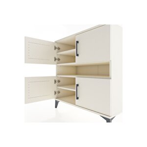 Hyperion Şifonyer 5 Raflı 4 Kapaklı 88x44x96 Aytaşı-aytaşı