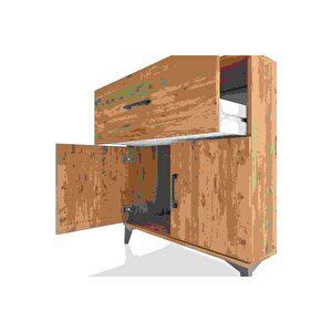 Hyperion Şifonyer Tek Çekmeceli 2 Kapaklı 88x44x96 Çam-çam