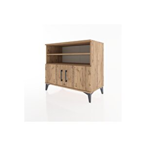 Hyperion Şifonyer 2 Raflı 2 Kapaklı 88x44x80 Çam-çam