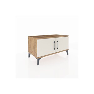 Hyperion Şifonyer Tek Raflı 2 Kapaklı 88x44x48 Çam-aytaşı