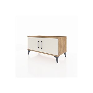 Hyperion Şifonyer Tek Raflı 2 Kapaklı 88x44x48 Çam-aytaşı