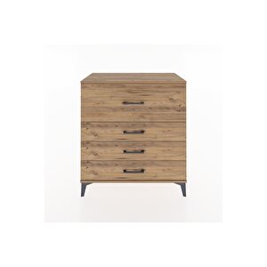 Hyperion Şifonyer 4 Çekmeceli 88x44x96 Çam-çam