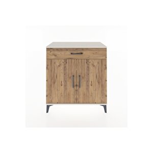 Hyperion Şifonyer 2 Raflı Tek Çekmeceli 2 Kapaklı 88x44x96 Aytaşı-çam