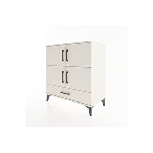 Hyperion Şifonyer 4 Raflı Tek Çekmeceli 4 Kapaklı 88x44x96 Aytaşı-aytaşı