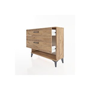 Arges Şifonyer 2 Çekmeceli 88x30x80 Çam-çam