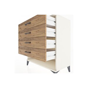 Hyperion Şifonyer 4 Çekmeceli 88x44x96 Aytaşı-çam