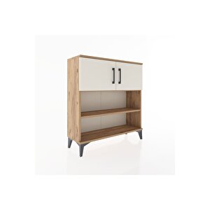 Arges Şifonyer 3 Raflı 2 Kapaklı 88x30x96 Çam-aytaşı