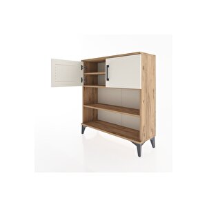 Arges Şifonyer 3 Raflı 2 Kapaklı 88x30x96 Çam-aytaşı