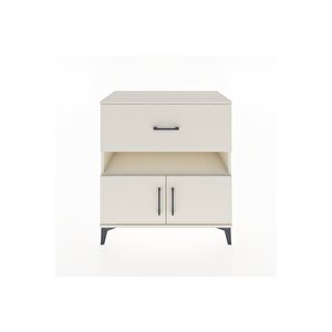 Hyperion Şifonyer Tek Raflı Tek Çekmeceli 2 Kapaklı 88x44x96 Aytaşı-aytaşı