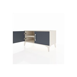 Hyperion Şifonyer Tek Raflı 2 Kapaklı 88x44x48 Aytaşı-antrasit