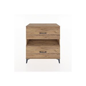 Hyperion Şifonyer Tek Raflı 2 Çekmeceli 88x44x96 Çam-çam