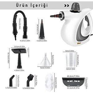 Valkyrie Çok Amaçlı Basınçlı Buhar Temizleyici – El Tipi Buharlı Temizlik Makinesi