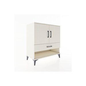 Hyperion Şifonyer Tek Raflı Tek Çekmeceli 2 Kapaklı 88x44x96 Aytaşı-aytaşı