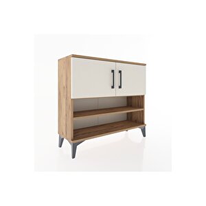 Arges Şifonyer 3 Raflı 2 Kapaklı 88x30x80 Çam-aytaşı