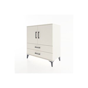 Hyperion Şifonyer 2 Raflı 2 Çekmeceli 2 Kapaklı 88x44x96 Aytaşı-aytaşı