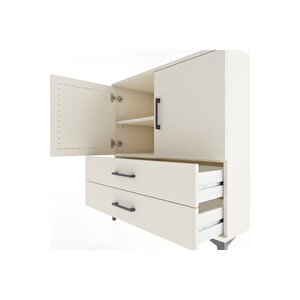 Hyperion Şifonyer 2 Raflı 2 Çekmeceli 2 Kapaklı 88x44x96 Aytaşı-aytaşı