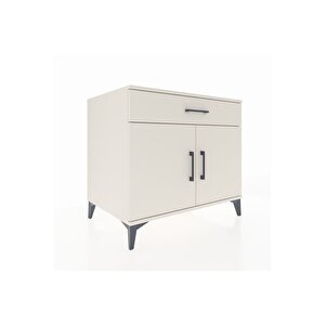 Kronos Şifonyer Tek Raflı Tek Çekmeceli 2 Kapaklı 88x59x80 Aytaşı-aytaşı