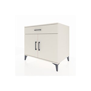 Kronos Şifonyer Tek Raflı Tek Çekmeceli 2 Kapaklı 88x59x80 Aytaşı-aytaşı