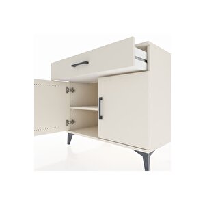 Kronos Şifonyer Tek Raflı Tek Çekmeceli 2 Kapaklı 88x59x80 Aytaşı-aytaşı