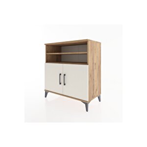 Hyperion Şifonyer 2 Raflı 2 Kapaklı 88x44x96 Çam-aytaşı