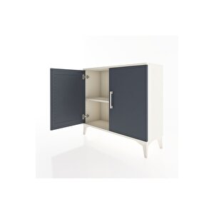 Arges Şifonyer Tek Raflı 2 Kapaklı 88x30x80 Aytaşı-antrasit