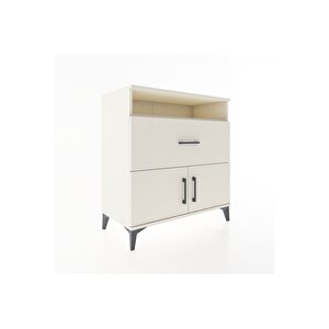 Hyperion Şifonyer 2 Raflı Tek Çekmeceli 2 Kapaklı 88x44x96 Aytaşı-aytaşı