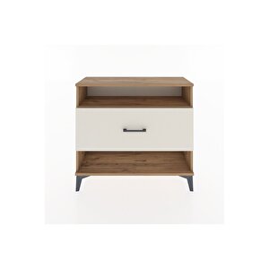 Arges Şifonyer Tek Raflı Tek Çekmeceli 88x30x80 Çam-aytaşı