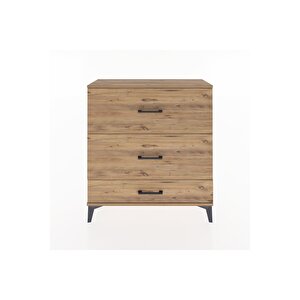 Arges Şifonyer 3 Çekmeceli 88x30x96 Çam-çam