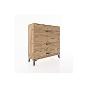 Arges Şifonyer 3 Çekmeceli 88x30x96 Çam-çam