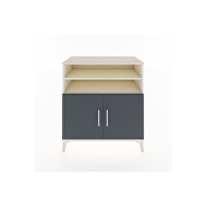 Hyperion Şifonyer 2 Raflı 2 Kapaklı 88x44x96 Aytaşı-antrasit