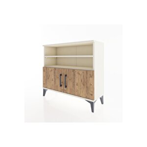 Arges Şifonyer 3 Raflı 2 Kapaklı 88x30x80 Aytaşı-çam