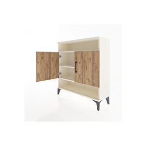 Arges Şifonyer 3 Raflı 2 Kapaklı 88x30x96 Aytaşı-çam