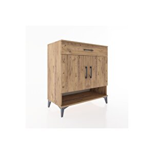 Hyperion Şifonyer 2 Raflı Tek Çekmeceli 2 Kapaklı 88x44x96 Çam-çam