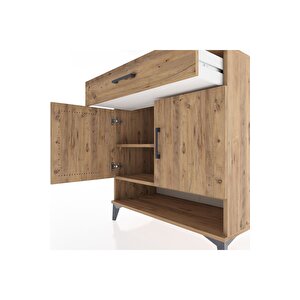 Hyperion Şifonyer 2 Raflı Tek Çekmeceli 2 Kapaklı 88x44x96 Çam-çam