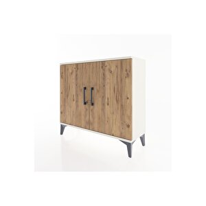 Arges Şifonyer Tek Raflı 2 Kapaklı 88x30x80 Aytaşı-çam