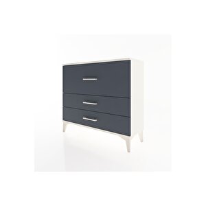 Arges Şifonyer 3 Çekmeceli 88x30x80 Aytaşı-antrasit