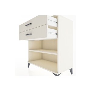 Hyperion Şifonyer Tek Raflı 2 Çekmeceli 88x44x96 Aytaşı-aytaşı