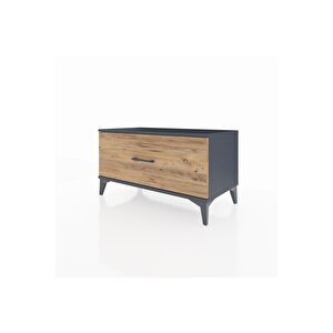 Hyperion Şifonyer Tek Çekmeceli 88x44x48 Antrasit-çam