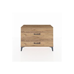 Arges Şifonyer 2 Çekmeceli 88x30x64 Çam-çam