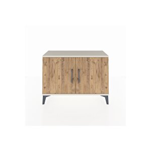 Arges Şifonyer Tek Raflı 2 Kapaklı 88x30x64 Aytaşı-çam