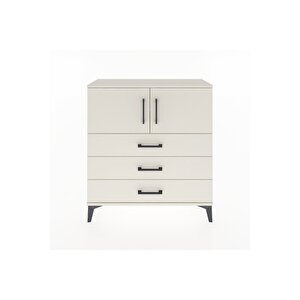 Arges Şifonyer 2 Raflı 3 Çekmeceli 2 Kapaklı 88x30x96 Aytaşı-aytaşı