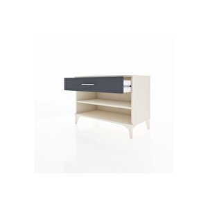 Hyperion Şifonyer Tek Raflı Tek Çekmeceli 88x44x64 Aytaşı-antrasit