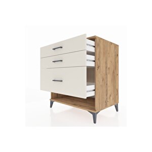 Kronos Şifonyer 3 Çekmeceli 88x59x96 Çam-aytaşı