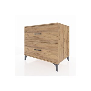 Kronos Şifonyer 2 Çekmeceli 88x59x80 Çam-çam