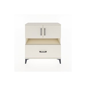 Arges Şifonyer 3 Raflı Tek Çekmeceli 2 Kapaklı 88x30x96 Aytaşı-aytaşı