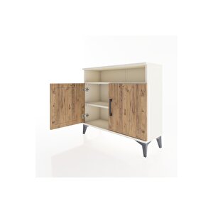 Arges Şifonyer 2 Raflı 2 Kapaklı 88x30x80 Aytaşı-çam